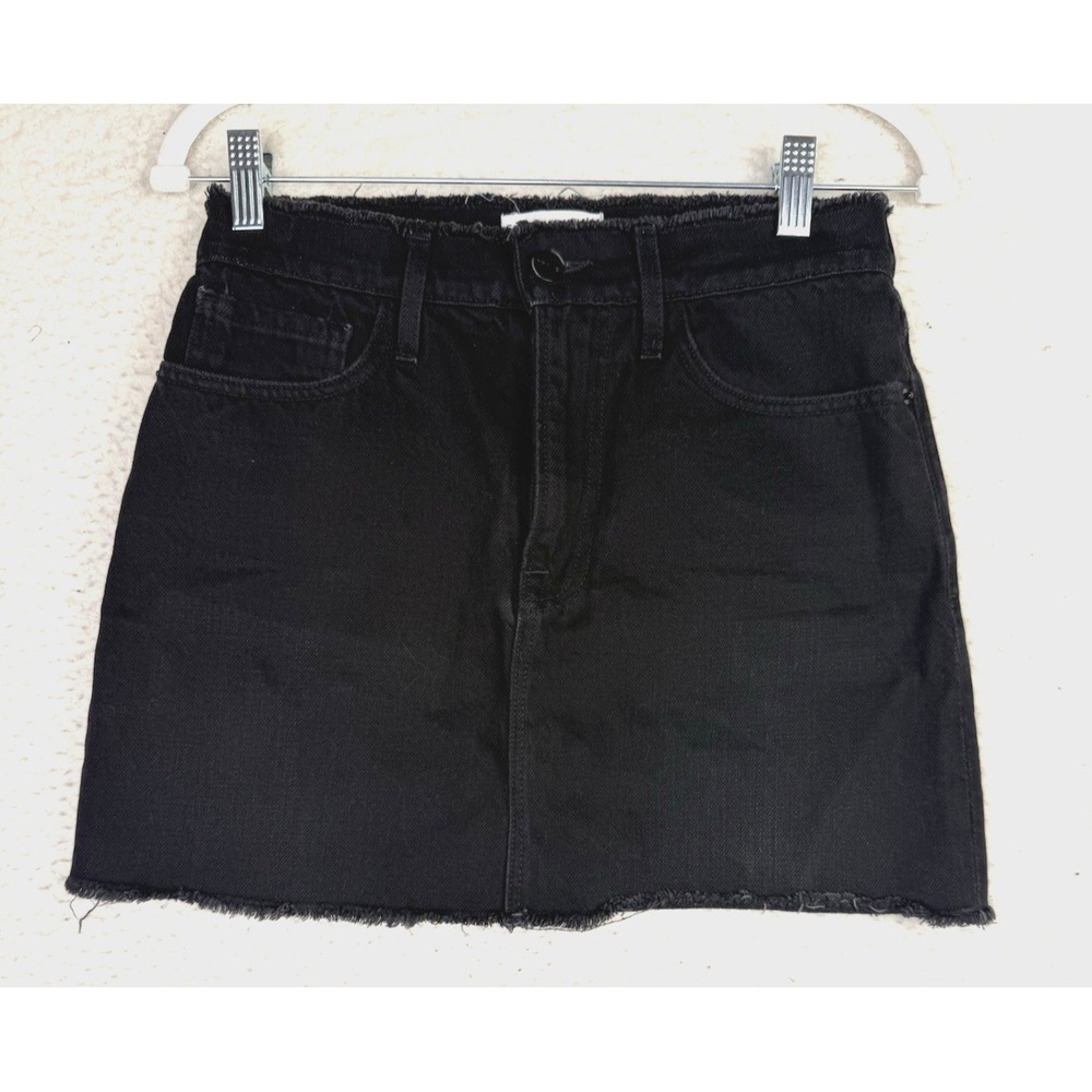 FRAME Denim "Le Mini" Jean Skirt - Black Forest - Size 26/ 6 / Small Whimsygoth